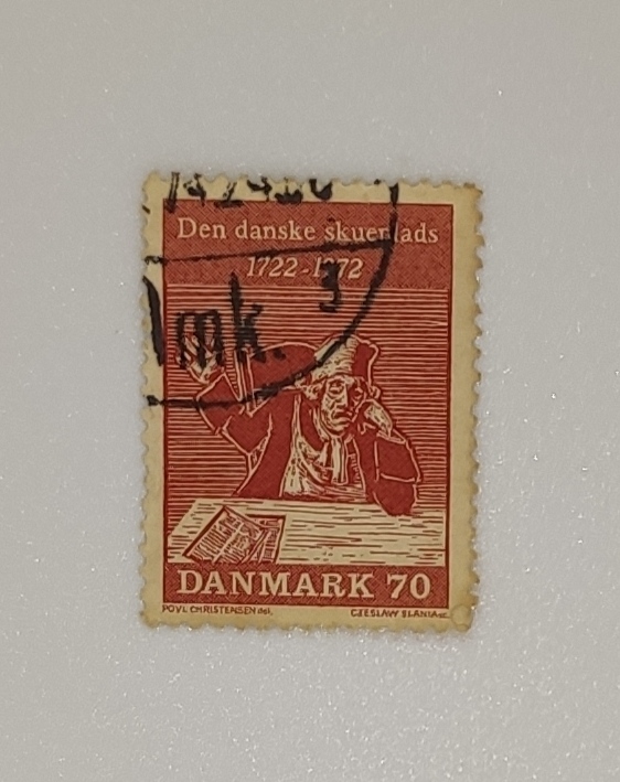 DANMARK STAMP Den Danske Skueplads 1722-1972