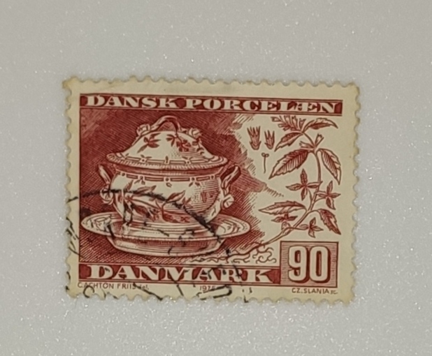 DANMARK STAMP DENMARK 1975, Danish porcelain set