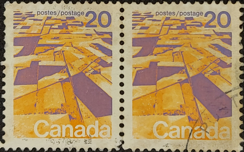 Grain Fields & Prairie Stamp 20c (1972-76)