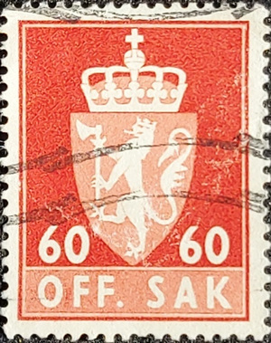 OFF.SAK STAMP Norwegian 1955 - 1968