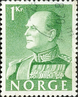 NORWAY 1958 King Olav V