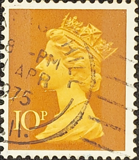 Queen Elizabeth II - Decimal Machin Stamp 10P