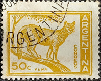 Argentina Stamp CORREOS Puma - Cougar
