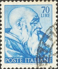 70 lire Italiane Postage stamp