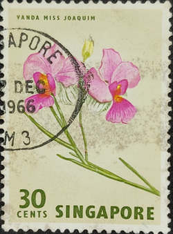 SINGAPORE 1963 FLOWERS