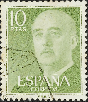ESPAÑA 10 PTAS Spain Stamp Postage