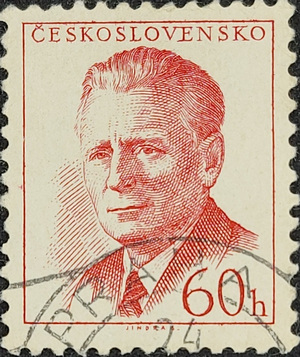 Stamp: Antonín Novotný (1904-1975), president (Czechoslovakia) (President)