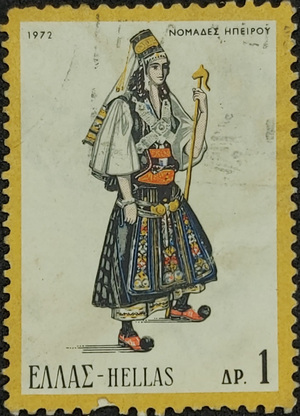 The traditional Greek costumes