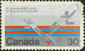 Badminton Canada Postage Stamp XI Commonwealth Games