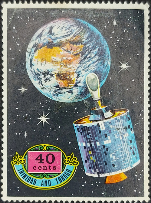 Issued in 1971 to Commemorate Satellite Earth Station