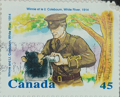Winnie et le Lt Coleboum, White River,1914