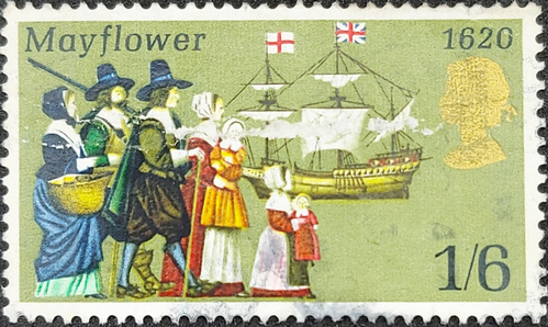 The Mayflower sailing 350th issue of Great Britain