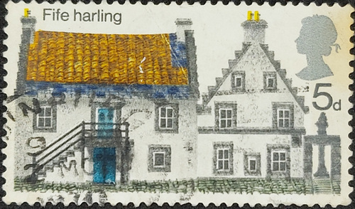 1970 Fife harling stamp