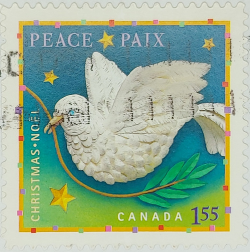 PEACE PAIX CHRISTMAS NOEL CANADA