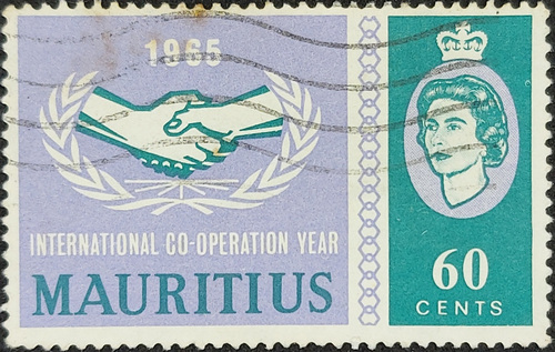 Republic of Mauritius stamp-INTERNATIONAL CO-OPERATION YEAR