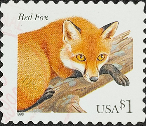 USA STAMP-Red Fox 1998