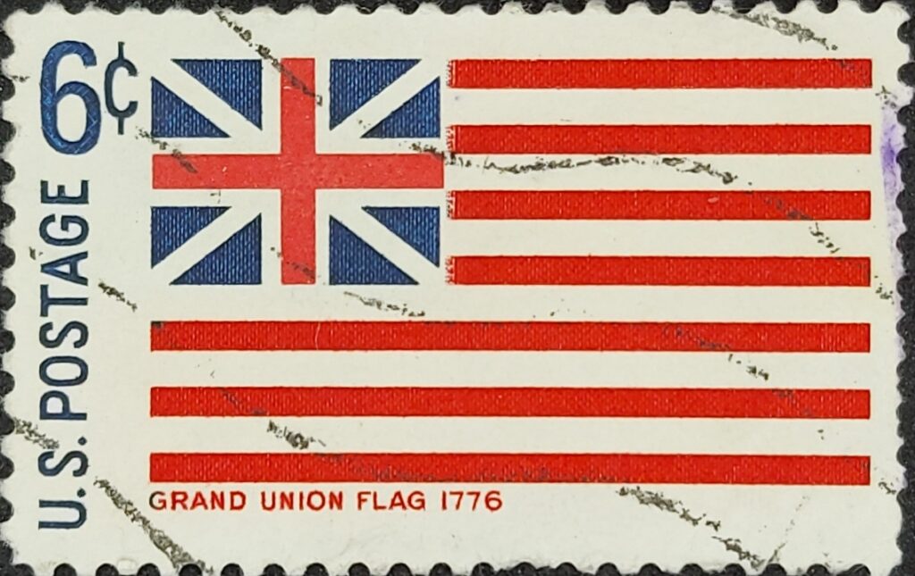 USA STAMP-GRAND UNION FLAG 1776