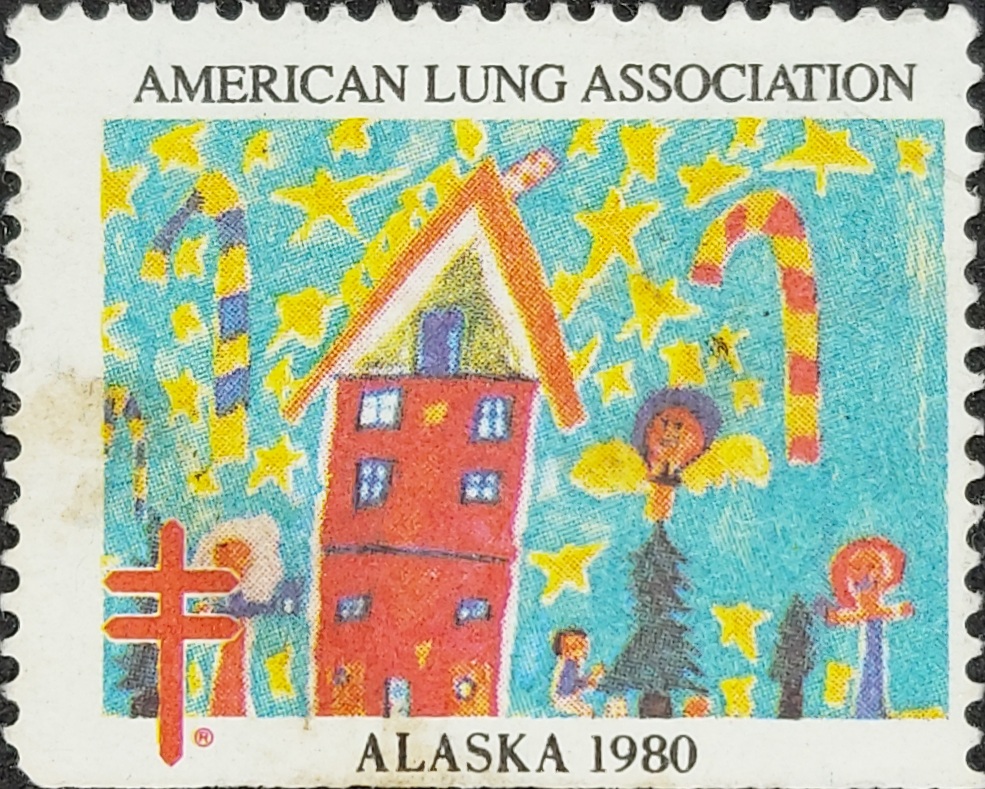 USA STAMP-AMERICAN LUNG ASSOCIATION ALASKA 1980