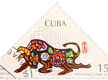 Cuba1997 Correo Año chino lunar