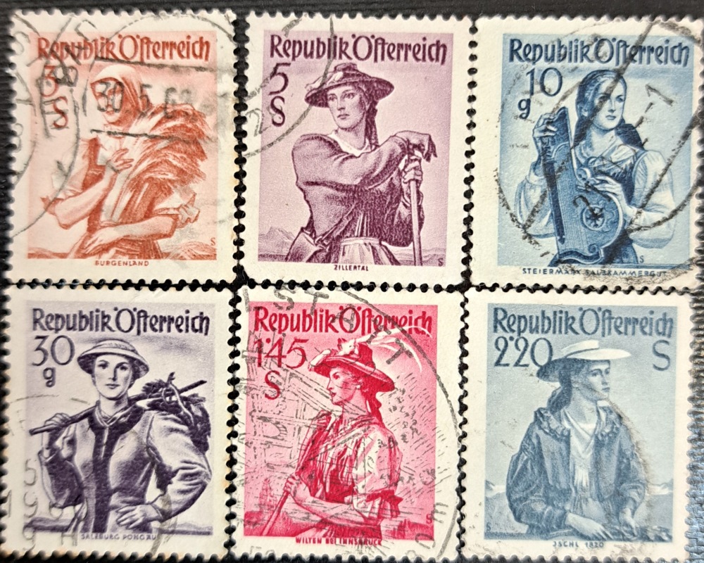 RepubliK Ofterreich Stamps