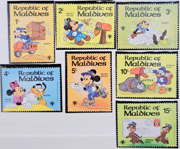 Maldives Disney stamps
